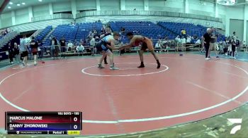 195 lbs Quarterfinal - Marcus Malone, IL vs Danny Zmorowski, OH