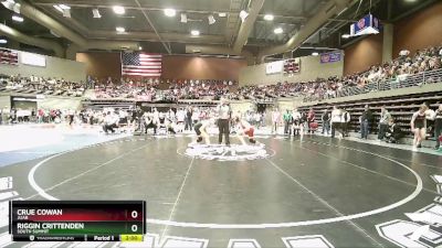 Cons. Round 3 - Crue Cowan, Juab vs Riggin Crittenden, South Summit