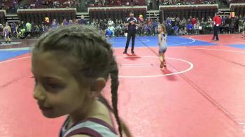 46 lbs Cons. Semi - Jorja Morel, Choteau Wrestling vs Gemma Wright, Malta