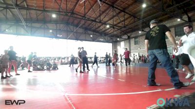 100 lbs Quarterfinal - Damian Barbosa, Honey Badgers Wrestling Club vs Hayden Stanford, Salina Wrestling Club