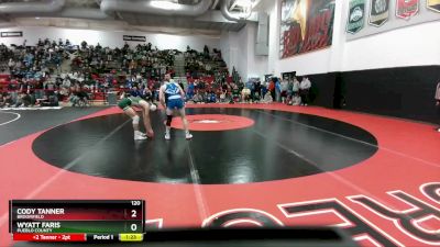 120 lbs Quarterfinal - Cody Tanner, Broomfield vs Wyatt Faris, Pueblo County