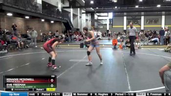 110 lbs Round 2 (4 Team) - Evie Freeman, Hastings Wrestling Academy vs Kenadee McDowell, Missouri Black