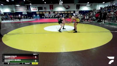 138 lbs Cons. Round 2 - Gianni Foley, Temecula Valley vs Domenick Ibarra, Nogales