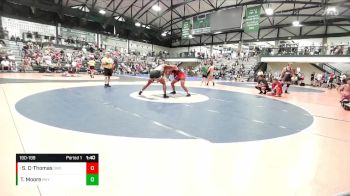 190-198 lbs Cons. Round 1 - Sean Cardoso-Thomas, Omega vs Tyren Moore, Eureka Wrestling Club