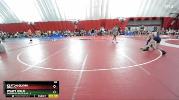 113 lbs Placement (16 Team) - Keaton Glynn, Bemidji vs Wyatt Wald, Cambridge-Isanti Blue