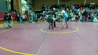 285 lbs Champ. Round 2 - Joshua Roybal, Morenci High School vs Tobey Shumway, Mica Mountain