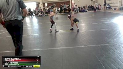 49 lbs Round 1 (6 Team) - Gavin Campbell, Ohio Heros vs Liam Hopkins, Hazel Park Vikings