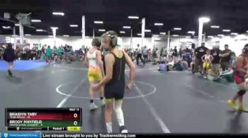 72 lbs Round 5 (8 Team) - Braidyn Taby, Team Smash vs Brody Mayfield, Mayfield Mat Academy