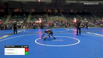 61 lbs Quarterfinal - Elijah Castanon, Gladiator vs Maxwell Salisbury, Honey Badger WC