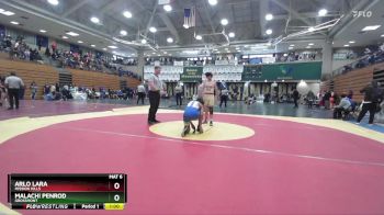 138 lbs Cons. Round 2 - Arlo Lara, Mission Hills vs Malachi Penrod, Grossmont