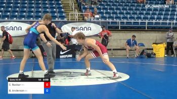 138 lbs Cons 16 #1 - Cole Becker, Minnesota vs Braden Anderson, Oklahoma