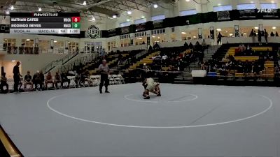 132 lbs Quarters & 1st Wb (16 Team) - Nathan Cates, Woodland, Cartersville vs Rodrigo Reyes, Ware County