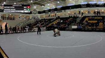 132 lbs Quarters & 1st Wb (16 Team) - Nathan Cates, Woodland, Cartersville vs Rodrigo Reyes, Ware County