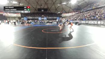 Girls 2A 115 lbs Quarterfinal - Eva Reinitz, Centralia (Girls) vs Natali Abundiz, Ephrata (Girls)