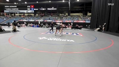207 lbs Quarterfinal - Kena Leonard, Ottawa vs Carla Campos, Texas Wesleyan