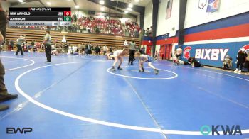 98 lbs Rr Rnd 4 - Mia Arnold, Sperry Wrestling Club vs AJ Minor, Woodland Wrestling Club