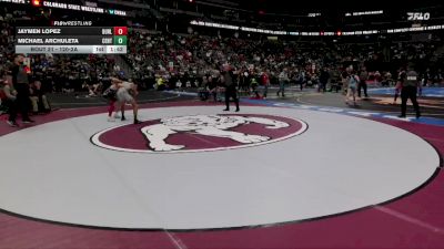120-2A Champ. Round 1 - Michael Archuleta, Center vs Jaymen Lopez, Burlington
