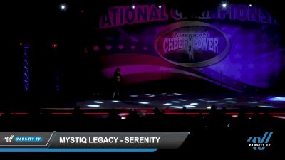 Mystiq Legacy - Serenity [2022 L1 Tiny - Novice - Exhibition Day 1] 2022 American Cheer Power Columbus Grand Nationals