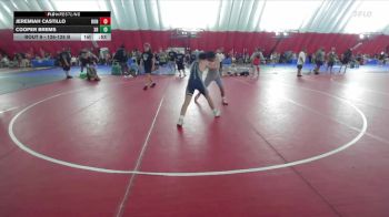126-128 B Round 1 - Cooper Brems, Xavier-Cedar Rapids vs Jeremiah Castillo, Roncalli