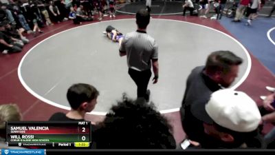 113 lbs Champ. Round 3 - Will Rossi, Coeur D`Alene High School vs Samuel Valencia, Sunnyside