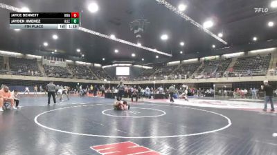 128 lbs 7th Place - Jayce Bennett, Binghamton vs Jayden Jimenez, Allentown