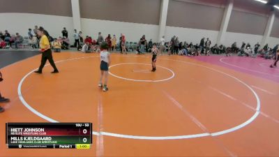 53 lbs Round 2 - Mills Kjeldgaard, Lake Highlands Club Wrestling vs Hiett Johnson, NB Elite Wrestling Club