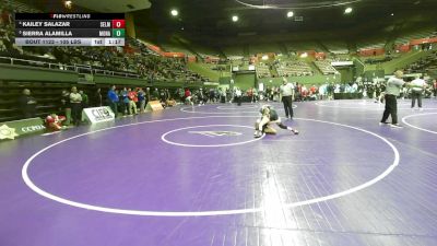 105 lbs Quarterfinal - Kailey Salazar, Selma vs Sierra Alamilla, Monache