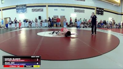 120 lbs Quarterfinal - Samuel Blanco, Red Cobra Wrestling Academy vs Isaac Ash, Contenders Wrestling Academy