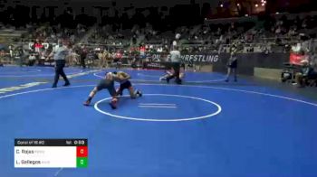 110 lbs Consolation - Carlos Rojas, Pomona Elite vs Lorenzo Gallegos, Nm Gold