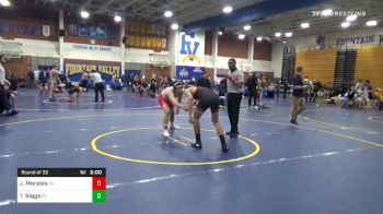 160 lbs Prelims - Jesse Morales, Santa Ana vs Tyler Riggs, Paloma Valley