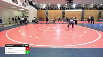 175 lbs Semifinal - Tyhler Rowe, Georgia vs Amos Robinson, Lovett Wrestling Club