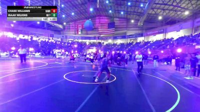 126 lbs Round Of 32 - Chase Williams, Hawkeye Wrestling Academy vs Isaak Wilkins, No Team