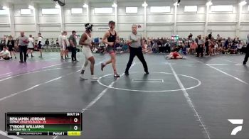 144 lbs Round 6 (8 Team) - Benjamin Jordan, Combat Athletics Black vs Tyrone Williams, Glasgow WA