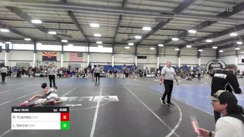 88 lbs 3rd Place - Ryker Fuentes, Crismon Wrestling vs Levi Garcia, Desert Dogs WC