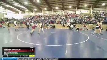 160 lbs Cons. Round 2 - Sam Van Woerkom, Lone Peak vs Egan Anderson, Murray