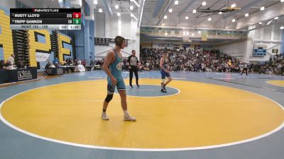 138 lbs Quarterfinal - Rusty Lloyd, St Georges Tech HS vs Tripp Gannon, Cape Henlopen H S