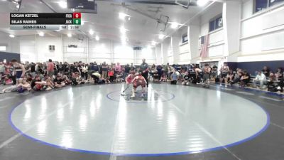 125 lbs Semifinal - Logan Ketzel, Freakztyle Black - HS vs Silas Raines, Jacket Wrestling Club - HS