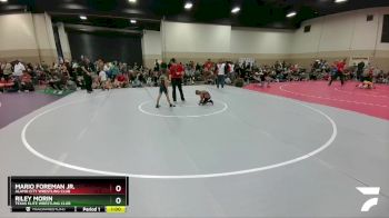 56-57 lbs Round 1 - Mario Foreman Jr., Alamo City Wrestling Club vs Riley Morin, Texas Elite Wrestling Club