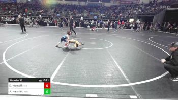 43 lbs Round Of 16 - Declan Metcalf, Excelsior Springs Youth Wrestling vs Alexander Herndon, Rebellion