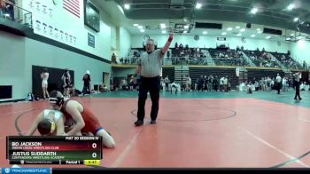119 lbs Champ. Round 2 - Justus Suddarth, Contenders Wrestling Academy vs Bo Jackson, Indian Creek Wrestling Club