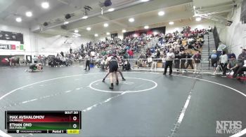 215 lbs Cons. Round 1 - Ethan Ono, Dos Pueblos vs Max Avshalomov, Calabasas