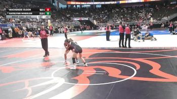 Cons. Semi - Katelynn Wheeler, Blair vs Mackenzie Olson, Waverly