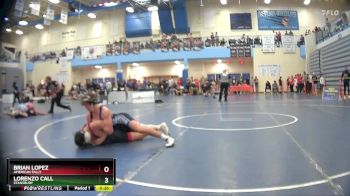 138 lbs Cons. Round 4 - Lorenzo Call, Stansbury vs Brian Lopez, American Falls