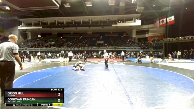 120 lbs Quarterfinal - Donovan Duncan, Vista Del Lago vs Orion Hill, Folsom