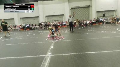 75 lbs Quarterfinal - Camden Lawson, Sanderson Wrestling Club vs James Bange, Backyard Bullies WC