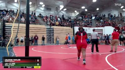 190 lbs Quarterfinal - Lily Clark, Elkhart Lions vs Jaleese Taylor, North Central