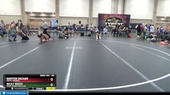 80 lbs Semifinal - Ricky Rizzo, Miami Wrestling Club vs Sawyer Decker, We?ll Trained