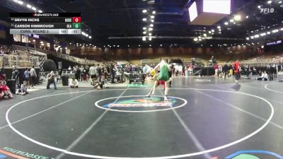 138 lbs Cons. Round 2 - Carson Kimbrough, Ola vs Devyn Hicks, New Smyrna Beach Sr H S