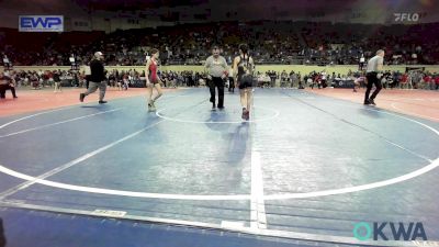 85 lbs Semifinal - Elissa Cruz, Scrap Yard Training vs Paisley Heflin, Pryor Elementary Wrestling