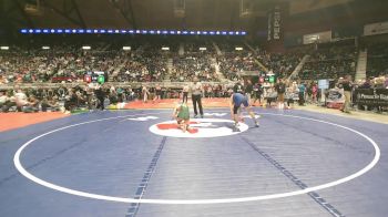 3A-132 lbs Champ. Round 1 - Wylee Willson, Pinedale vs Aidan Hickman, Douglas